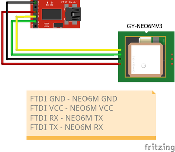 Step1: Connect Up the GPS and USB-Serial Converter