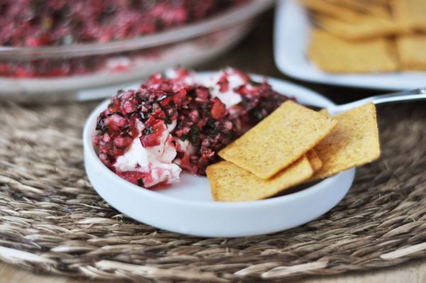 Cranberry-Jalapeno Cream Cheese Dip