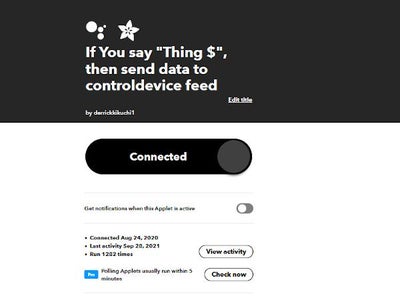 Using IFTTT (If This, Then That)