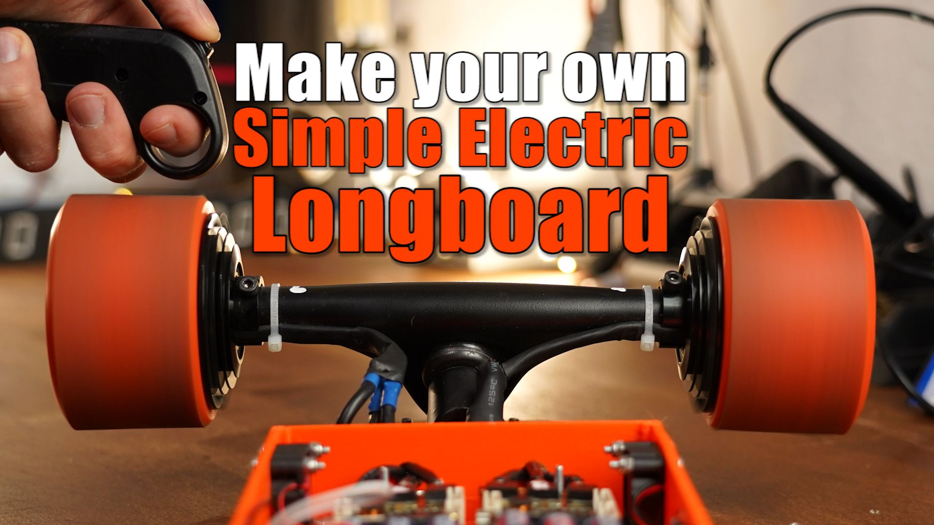 Make Your Own Simple Yet Powerful Electric Motorized Longboard 6