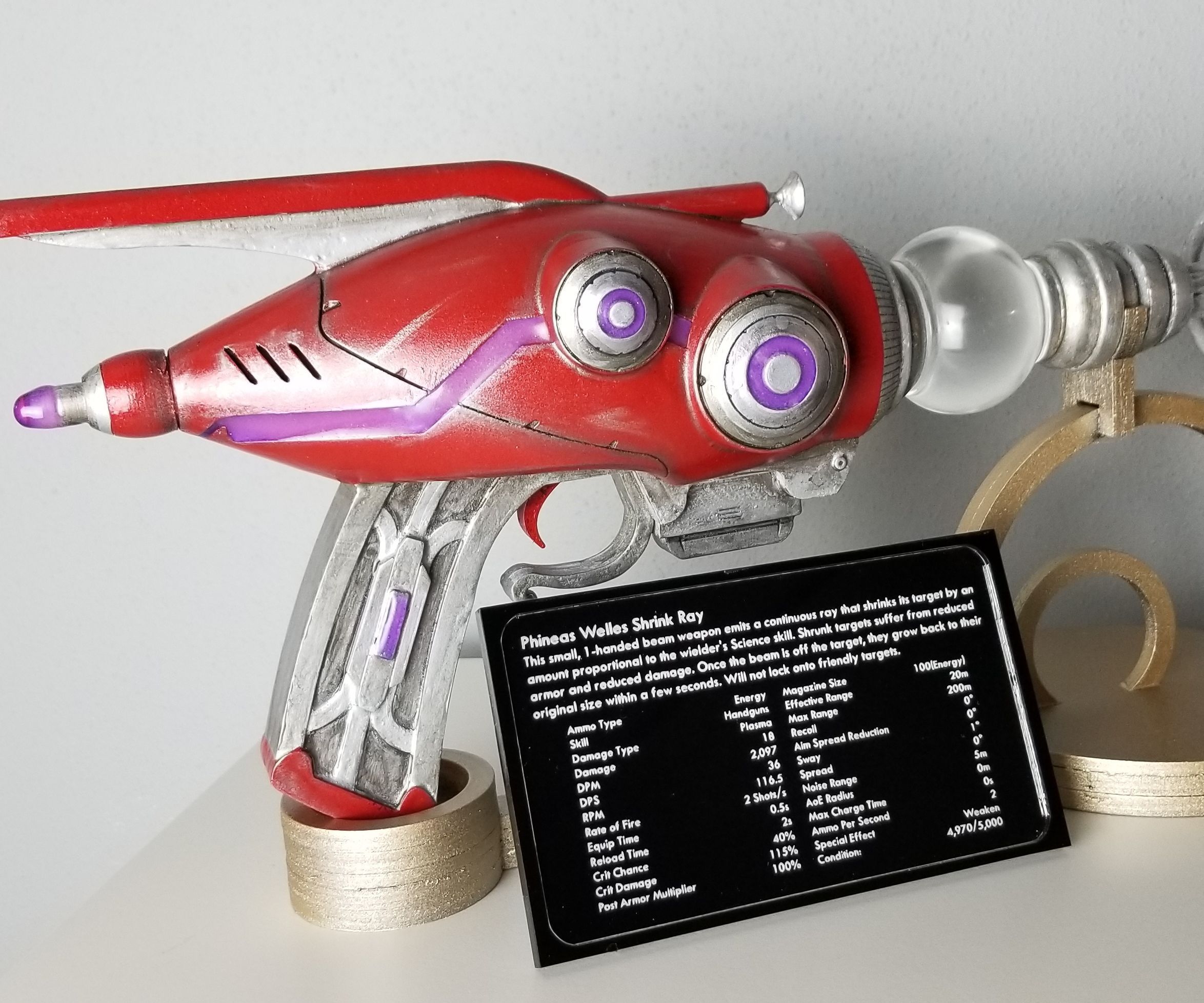 3D Printed and Resin Cast Shrink Ray From the Outer Worlds
