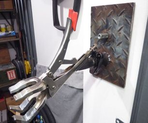 Wall Mounted Bike Repair Stand With Heavy Duty Clamp
