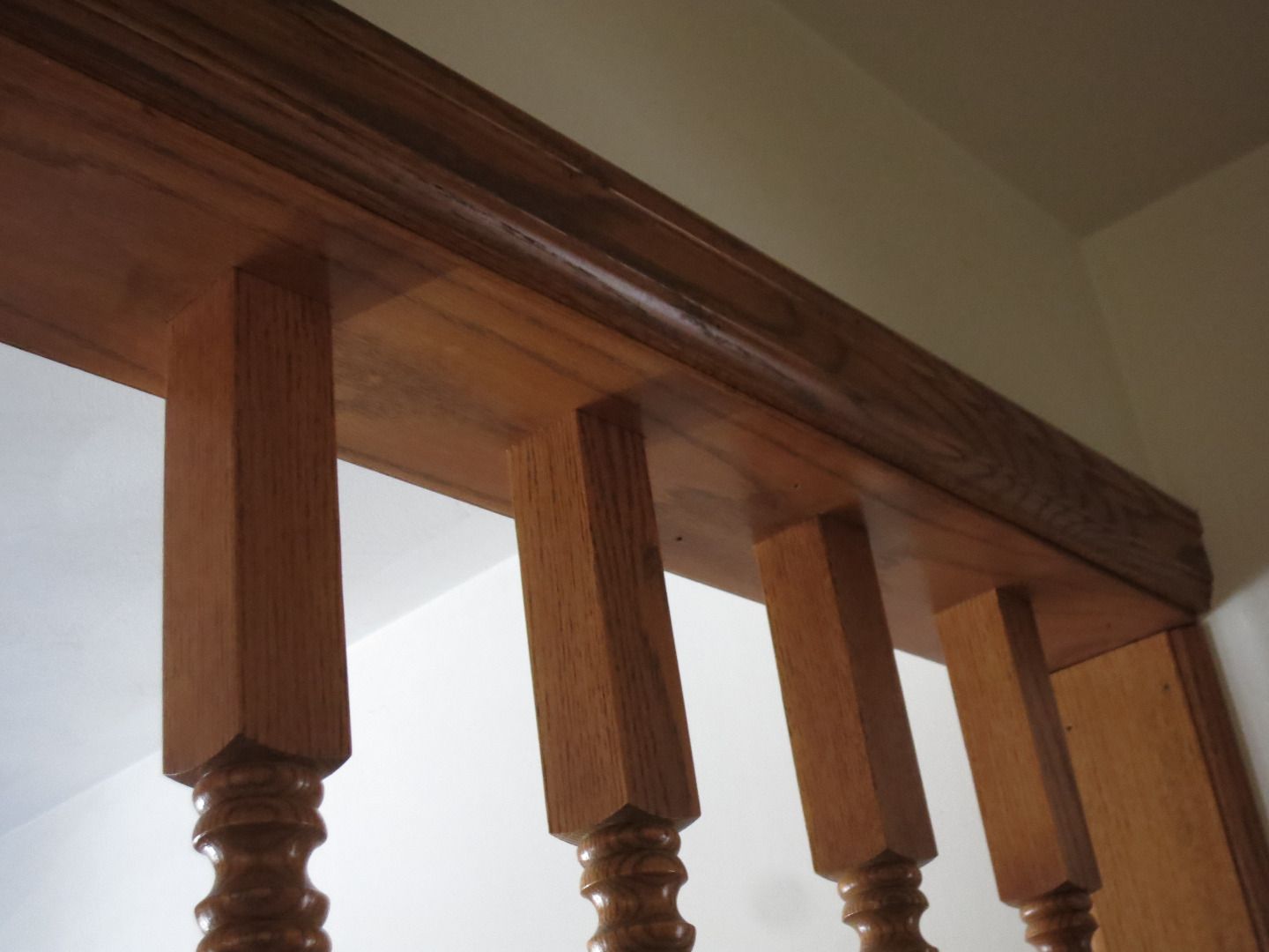 Before & After Decorative Tiles Replace Wooden Spindles 5 Steps