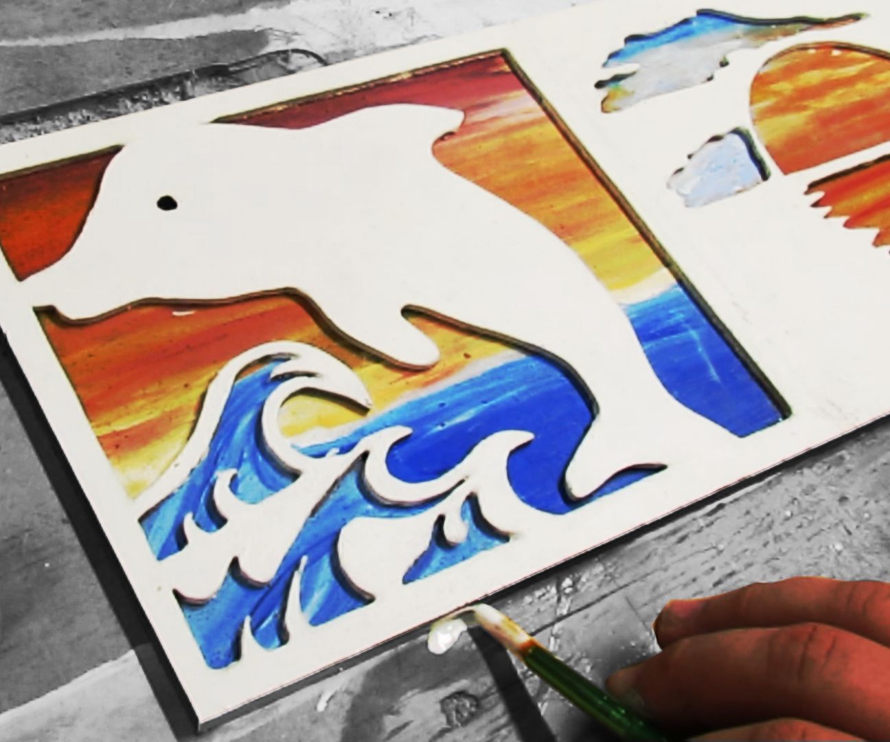 Ocean Themed Bathroom Wall Art