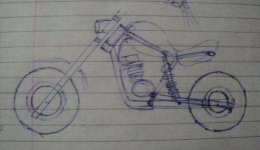 Sketch Basic Structure of Bike