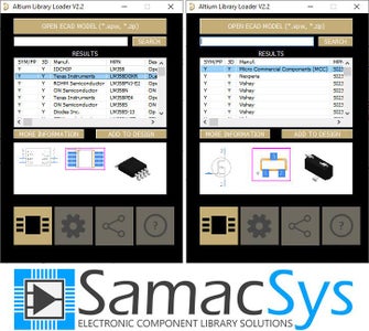 Figure 4  Selected Component Libraries in the SamacSys Altium Plugin