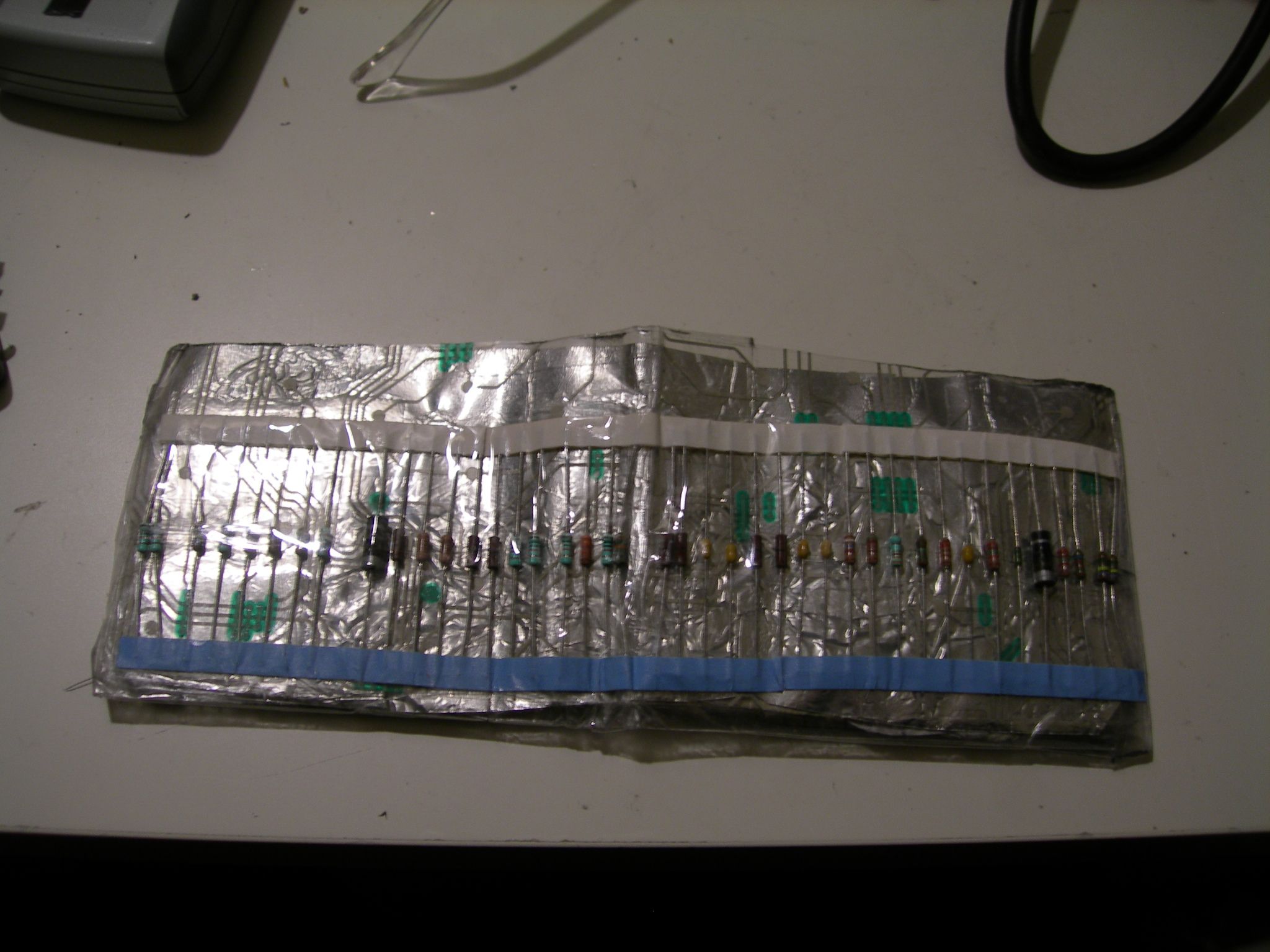 Circuit Board Wallet With RFID Blocking and Resistors