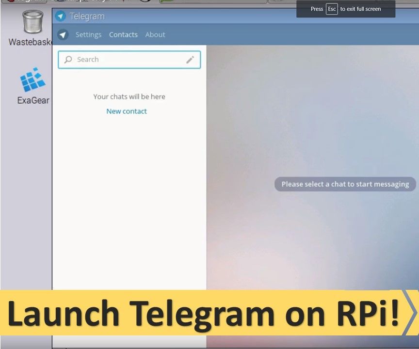 Easy Messaging on ARM With Telegram (on RPI)
