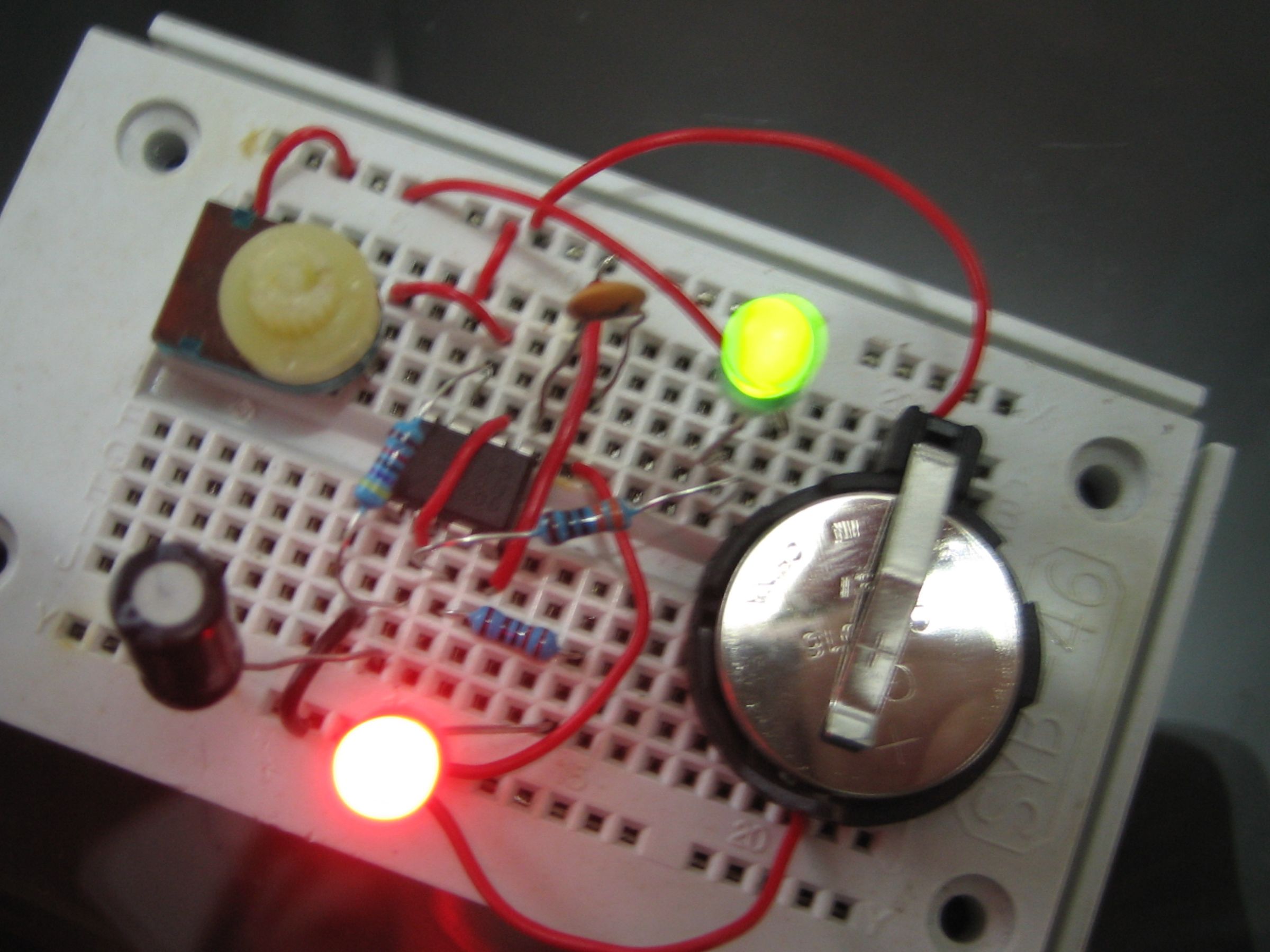 555 Timer LED Flasher
