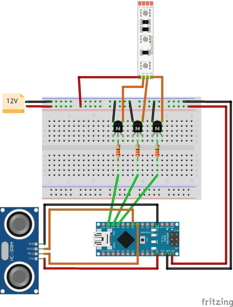 Motion Controlled LED Lamp : 4 Steps - Instructables