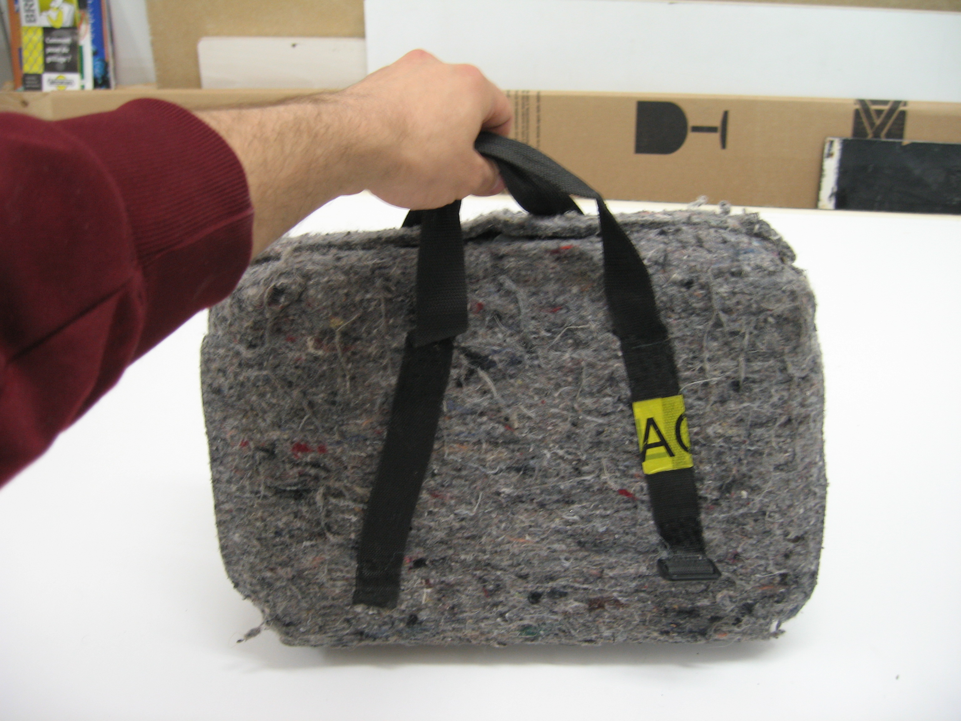 Laptop Cheap Strong Travel Case, Homeless Style - Expensive Content