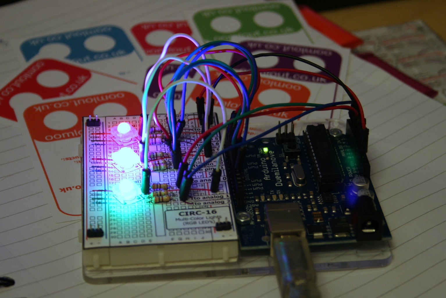 RGB LED Tutorial (using an Arduino) (RGBL) : 6 Steps (with Pictures ...