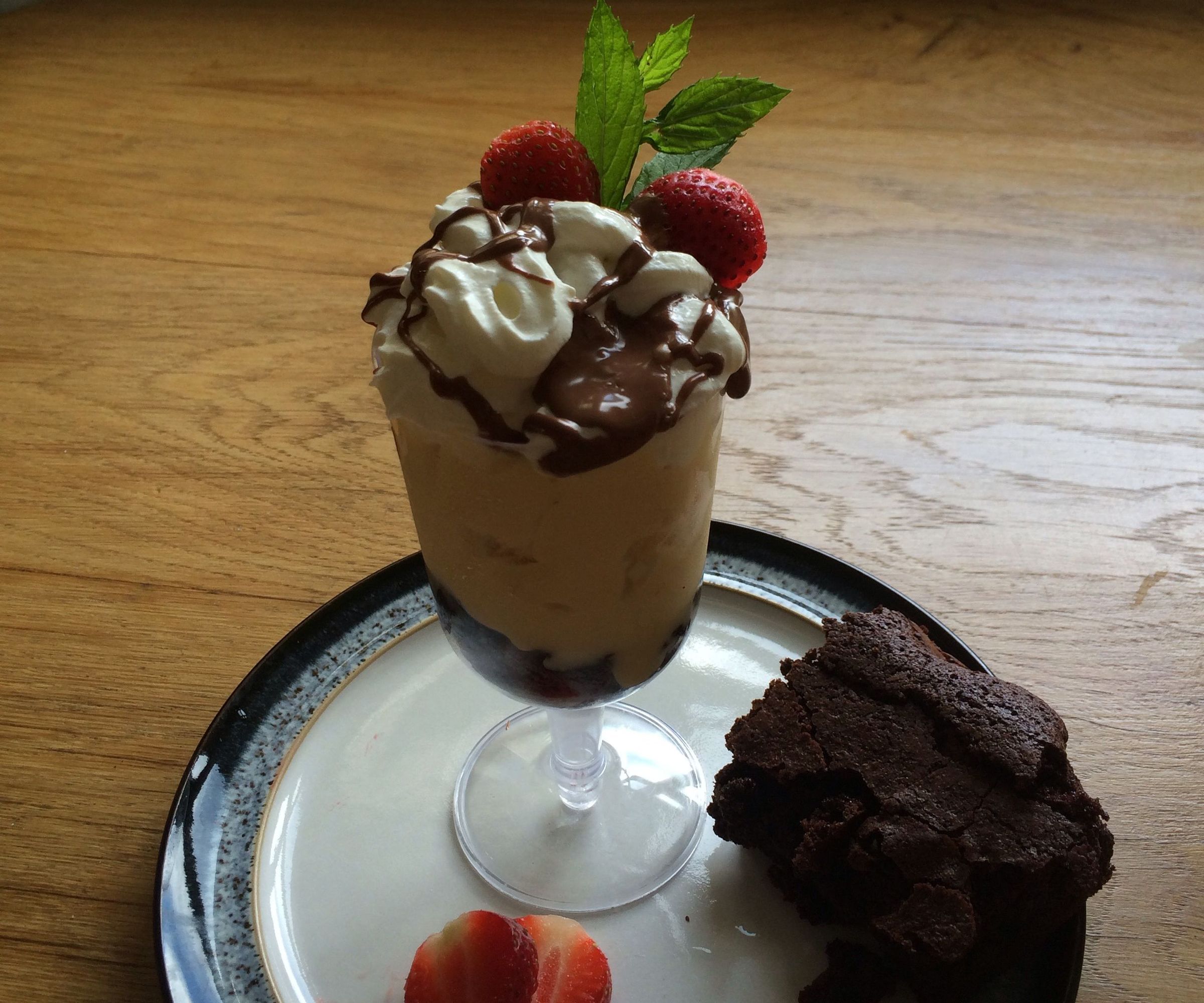 Chocolate Brownie Sundae