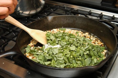 Add Rough Chopped Basil