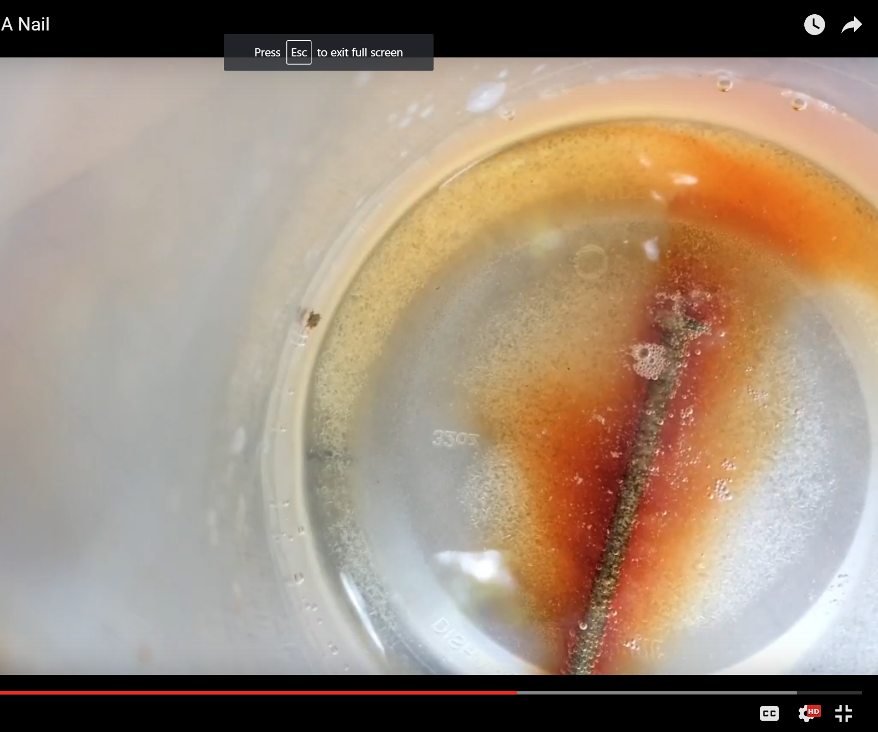 How to Instantly Corrode a Nail