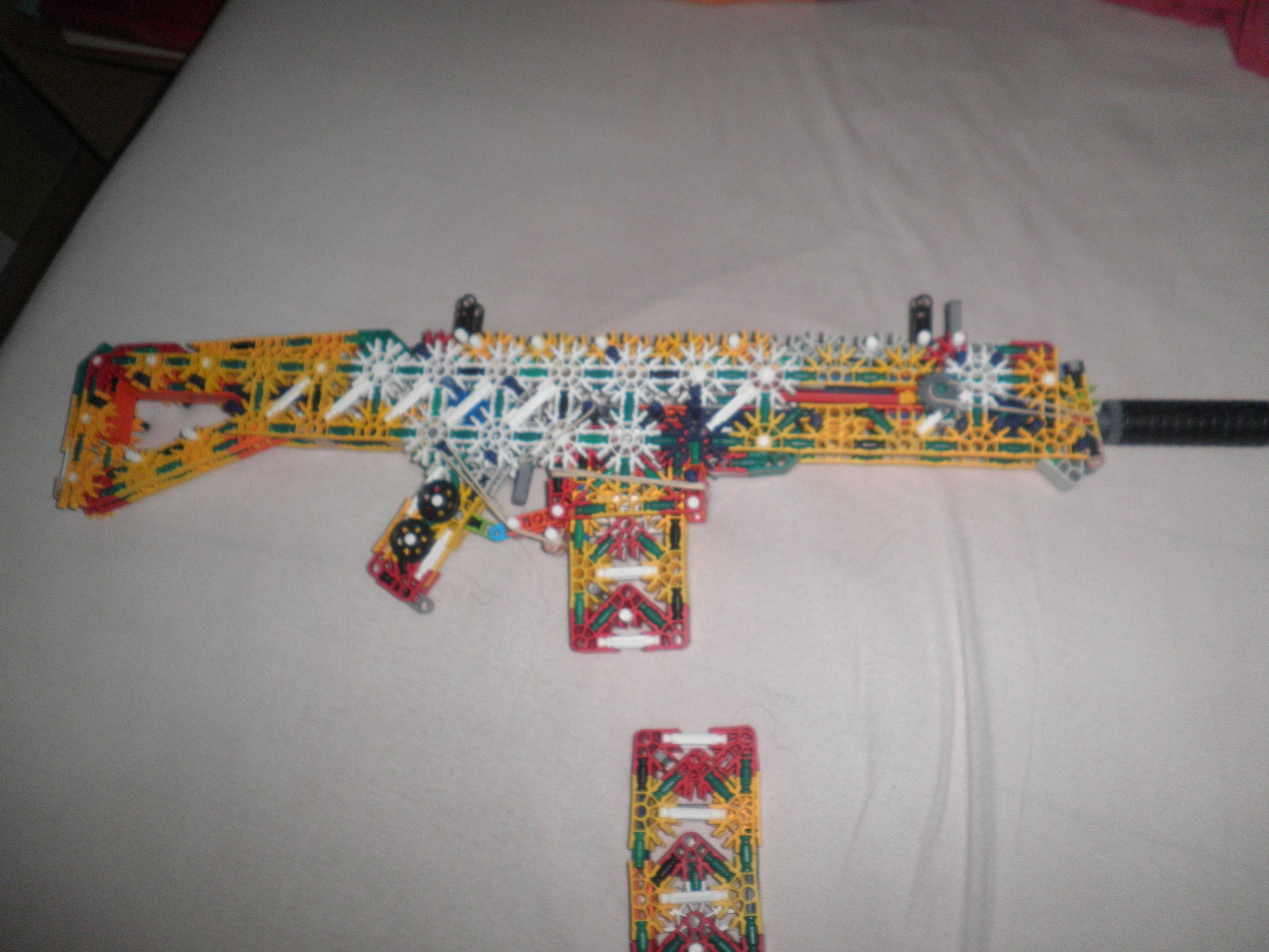 Some Failed or Unposted Knex Guns.