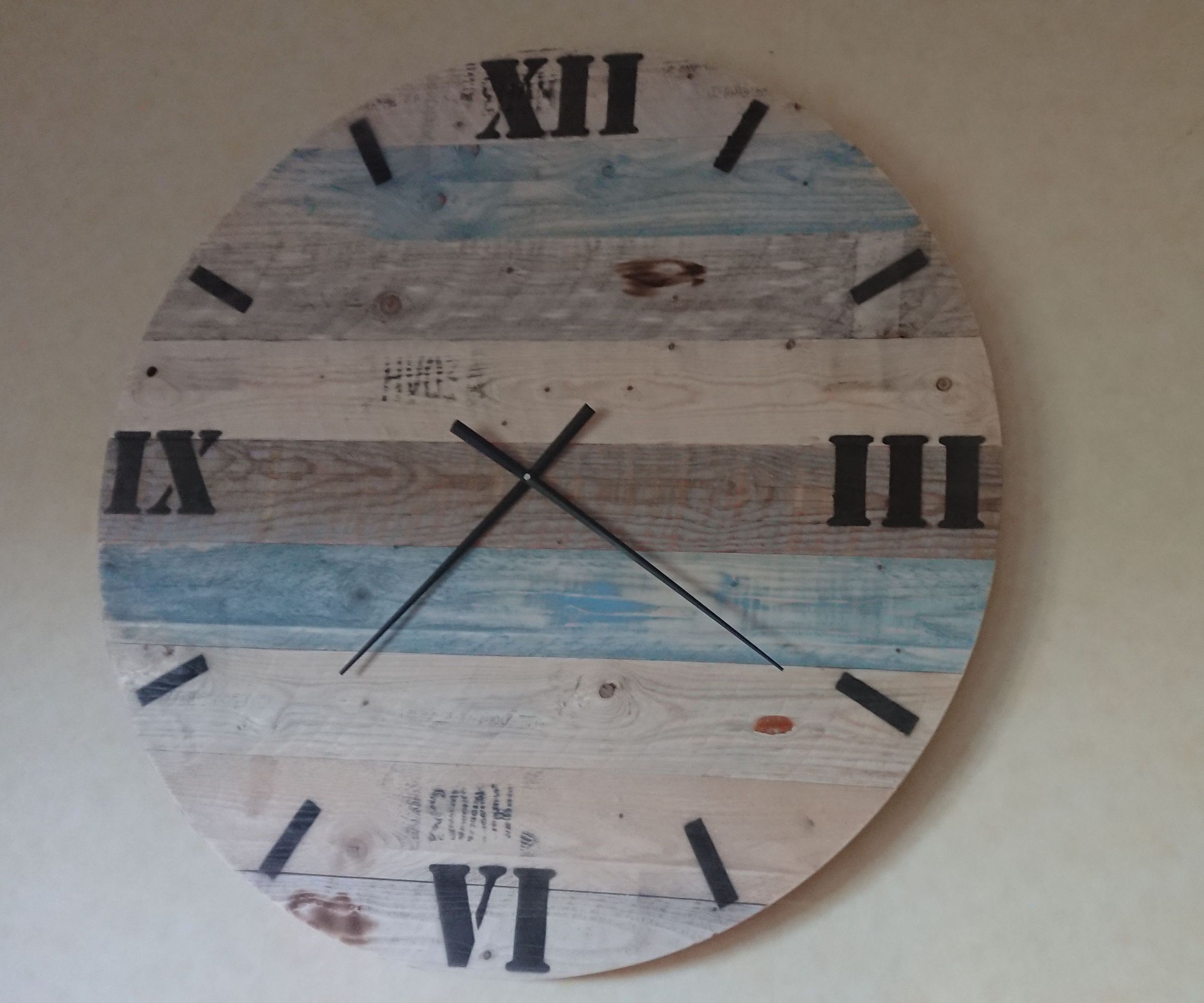 Large Wood Clock Palette