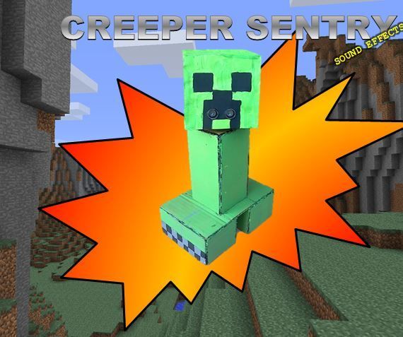 Minecraft Creeper Sentry With Arduino Uno, Ultrasound and LEDs