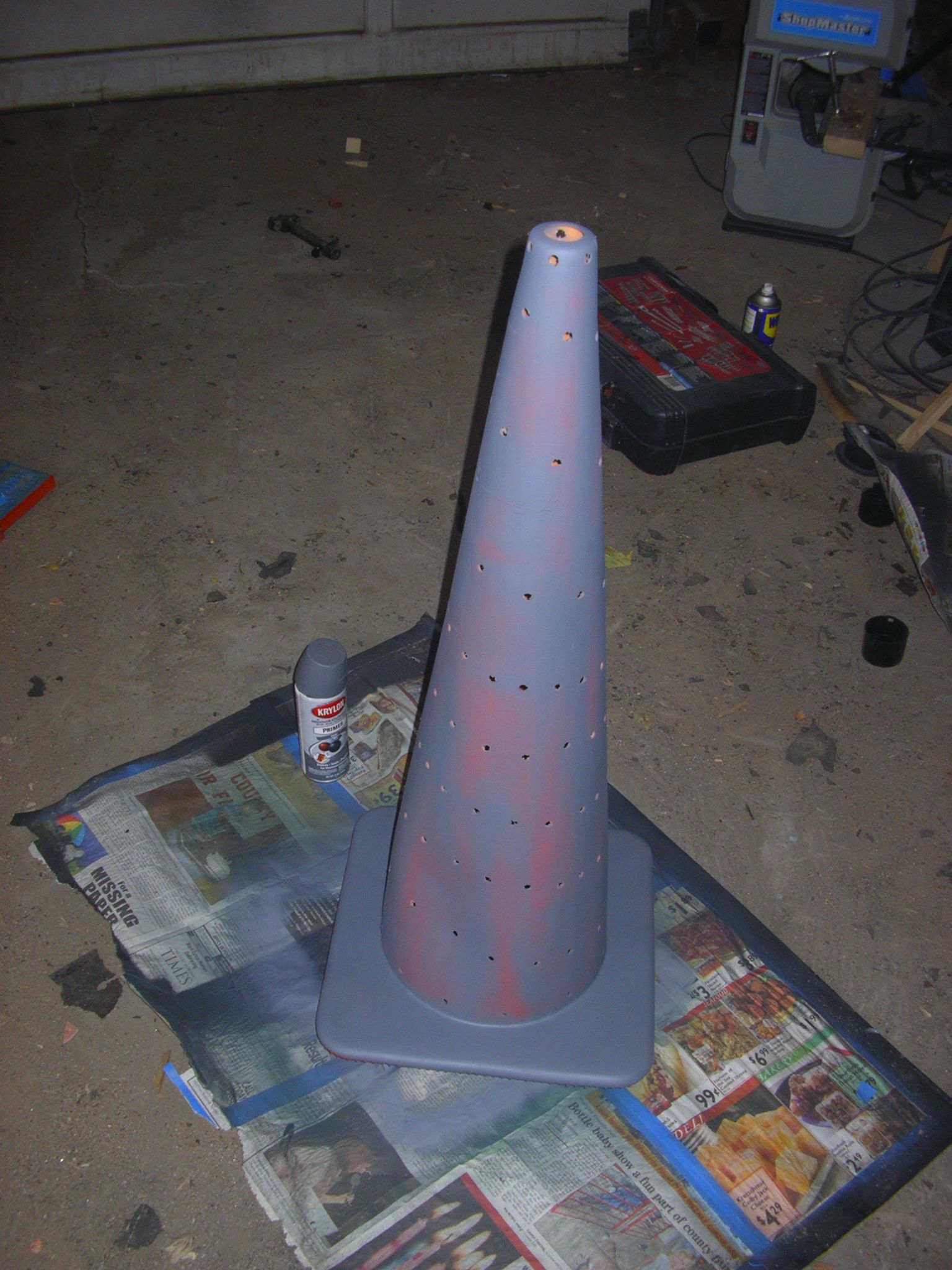 Traffic Cone Christmas Tree 7 Steps Instructables