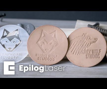 Laser Engraving Leather Debossing Stamps With MDF and Acrylic