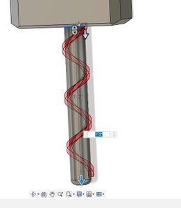 Detailing the Handle