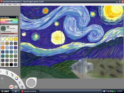 Background Brush Strokes