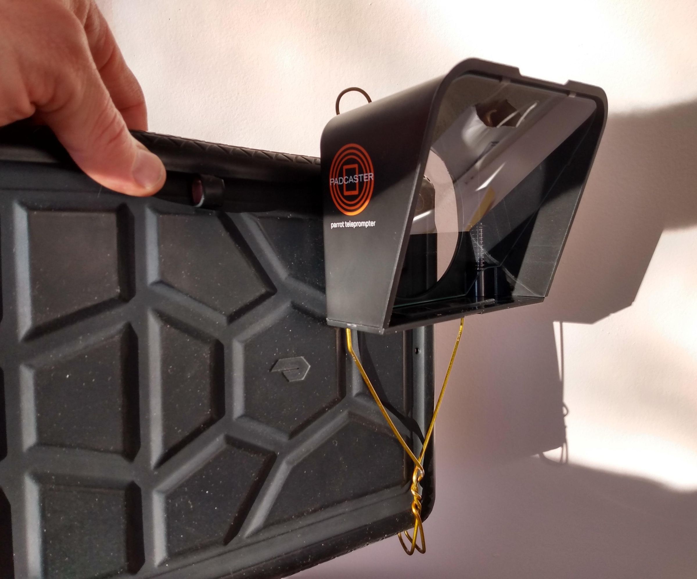 DIY Padcaster Parrot Teleprompter Tablet/iPad Adapter