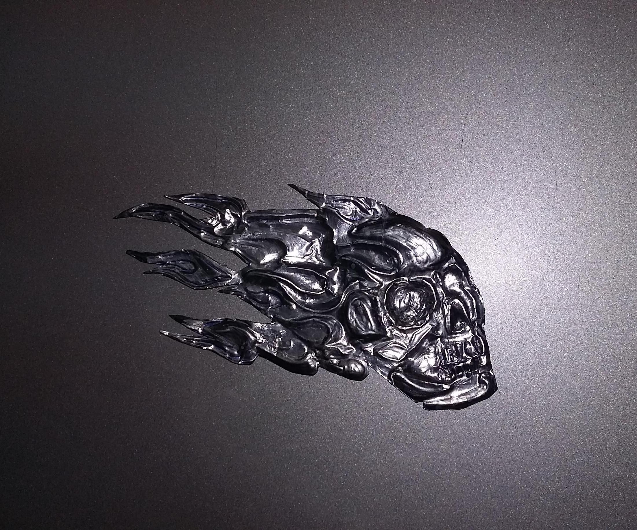 Embossed Skull