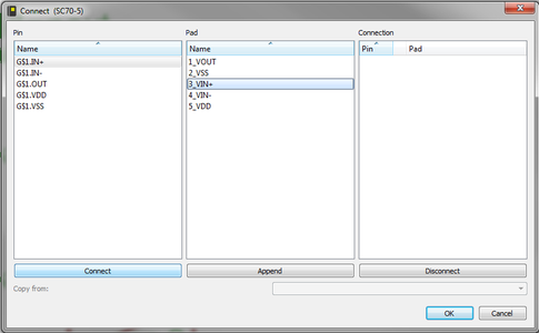 Connecting Pins and Pads