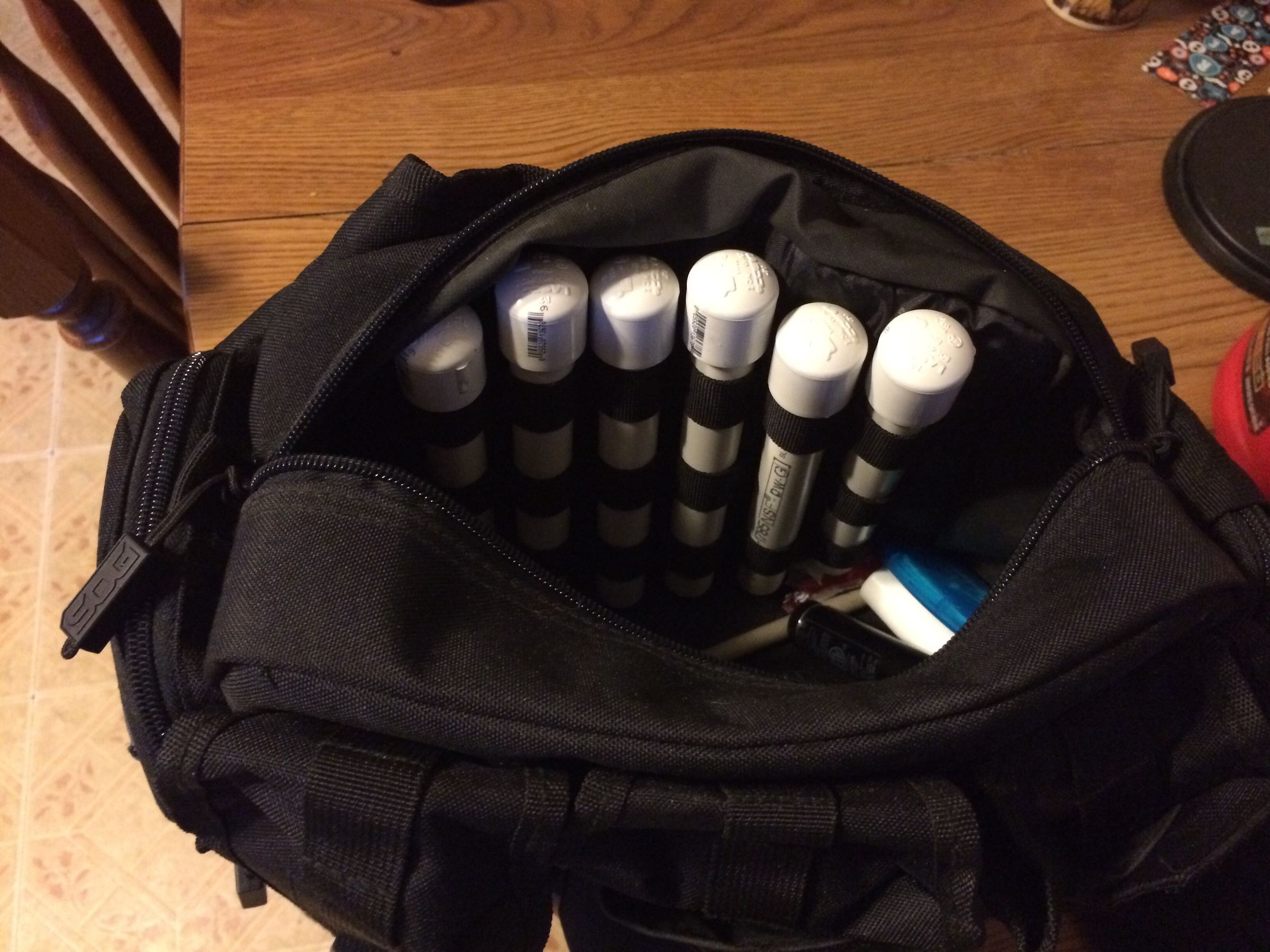 Bug Out Bag Battery Holder