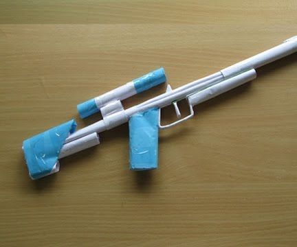 Rubber Band Shooting Sniper