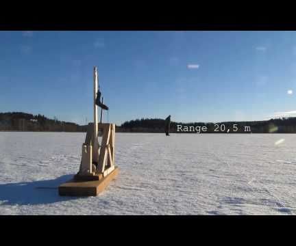 Evolution of Magnetic Trebuchet