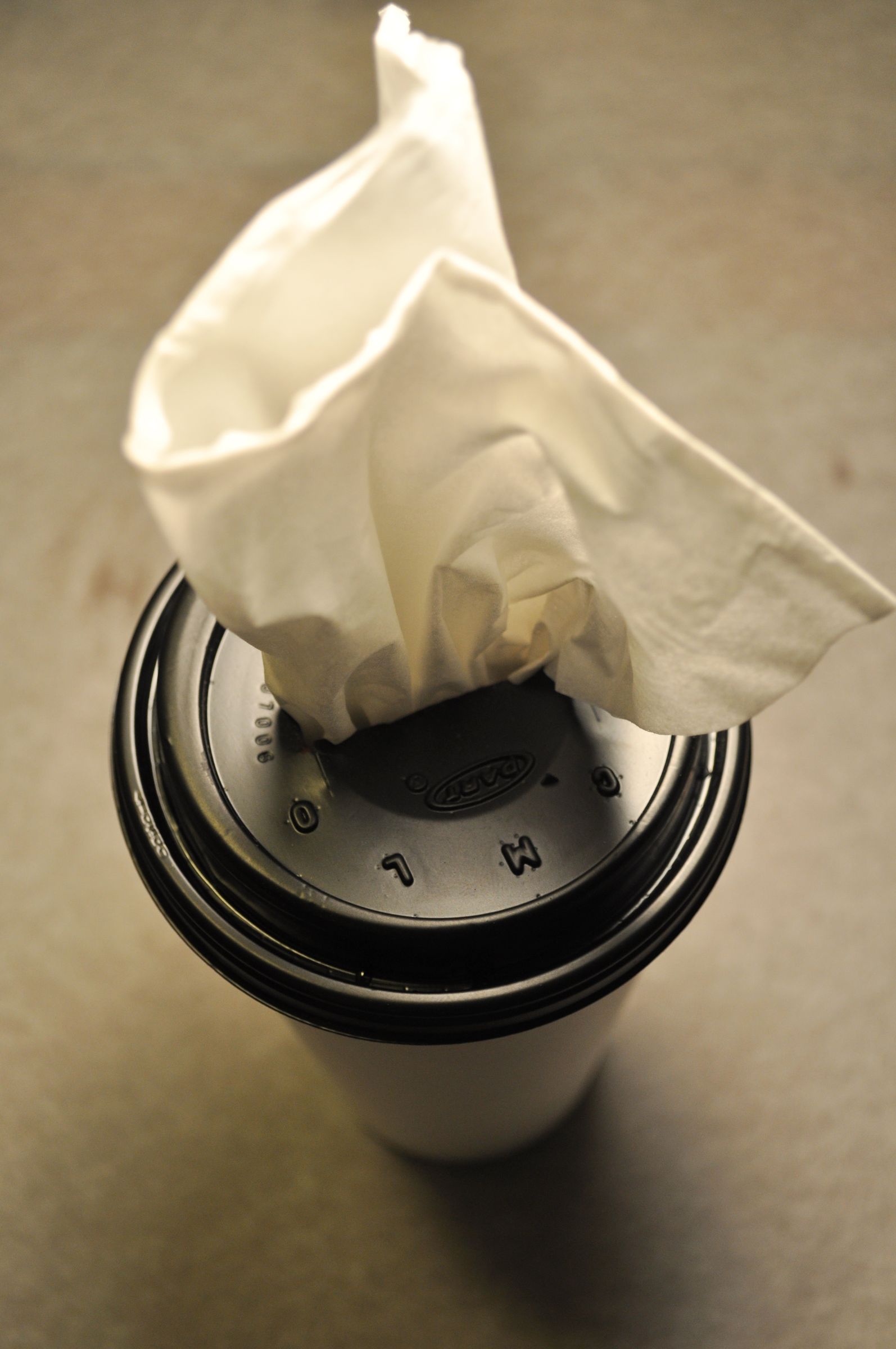 Coffee Cup Tissue Holder