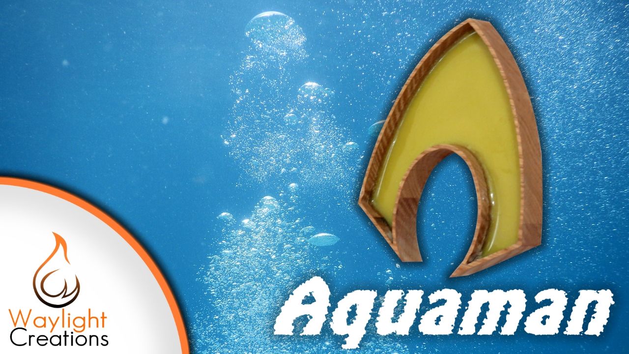 Aquaman Superhero Emblem - Wood and Resin : 7 Steps (with Pictures ...