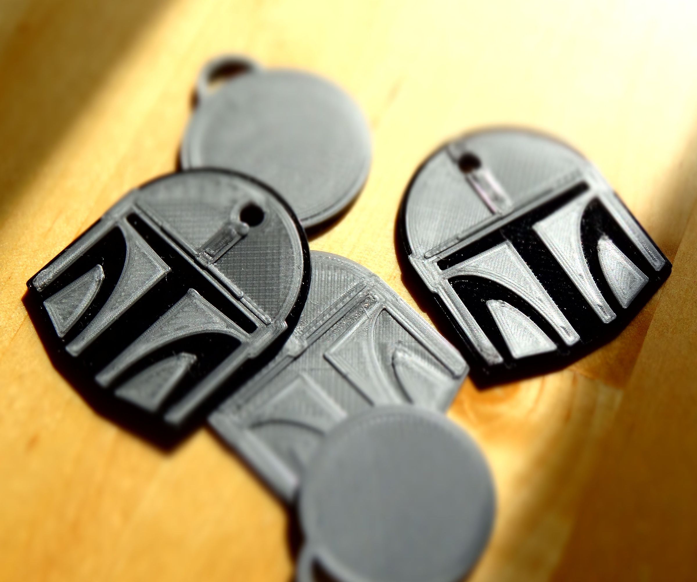 DIY NFC Tag Cover "The Mandalorian"-Helmet