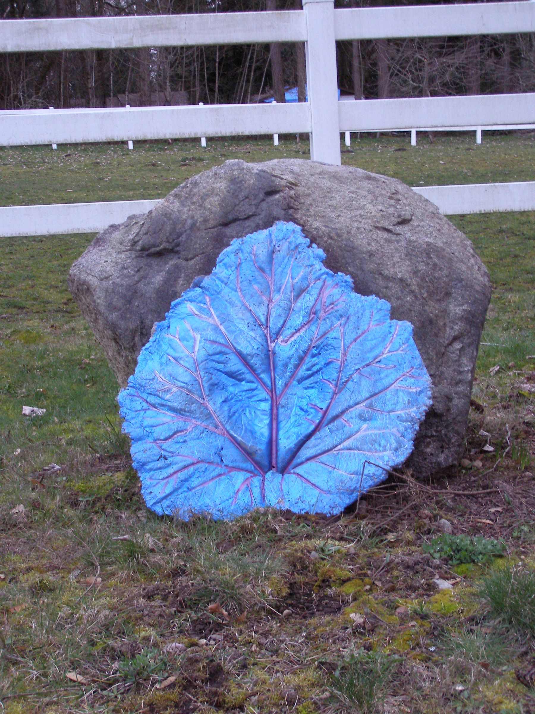 Concrete Leaves for Gardens or Fountains