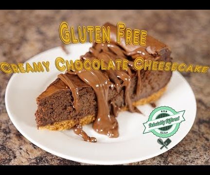 Gluten Free Creamy Dark Chocolate Cheesecake