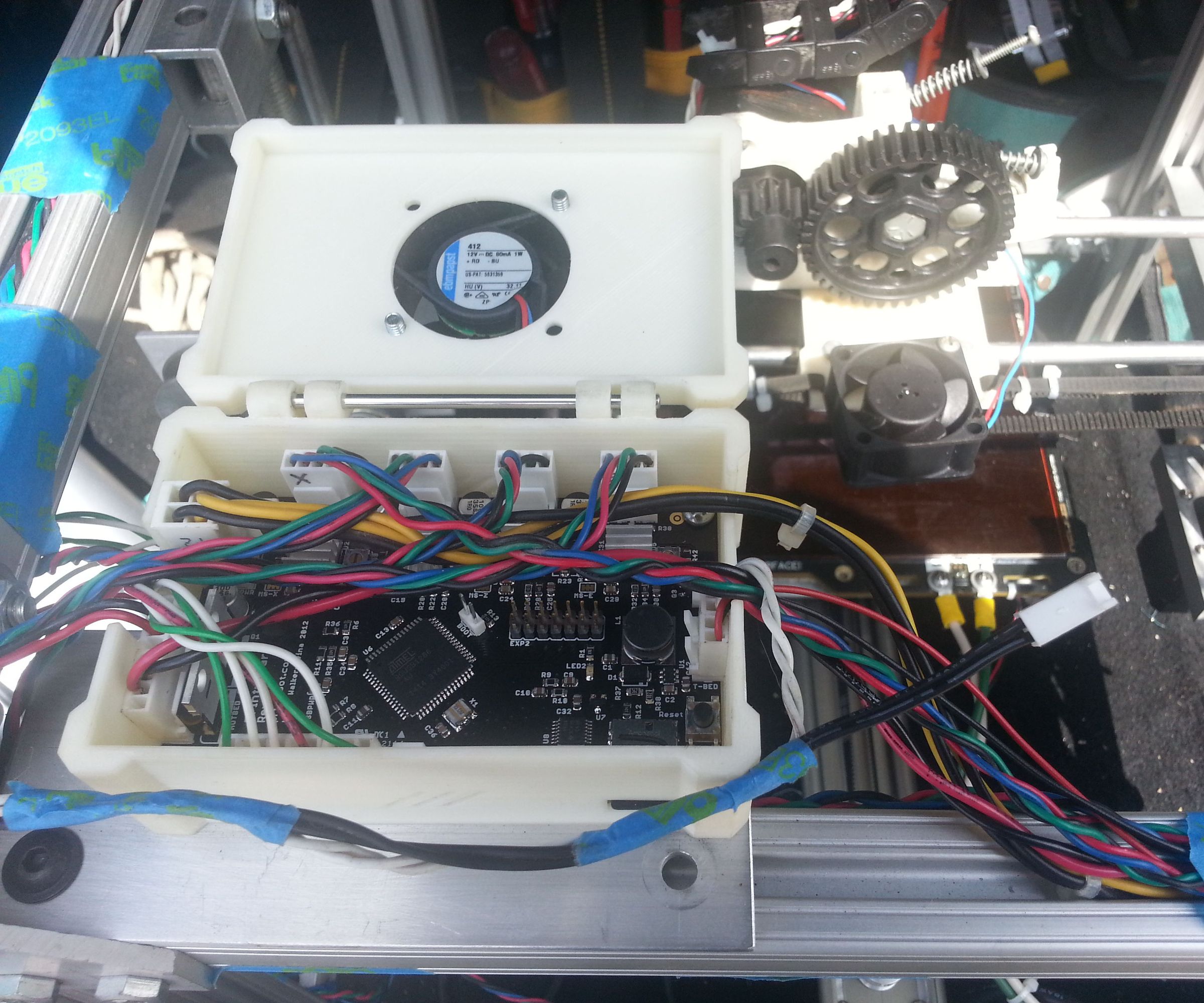 Printrbot Rev-D Tight Motherboard Enclosure
