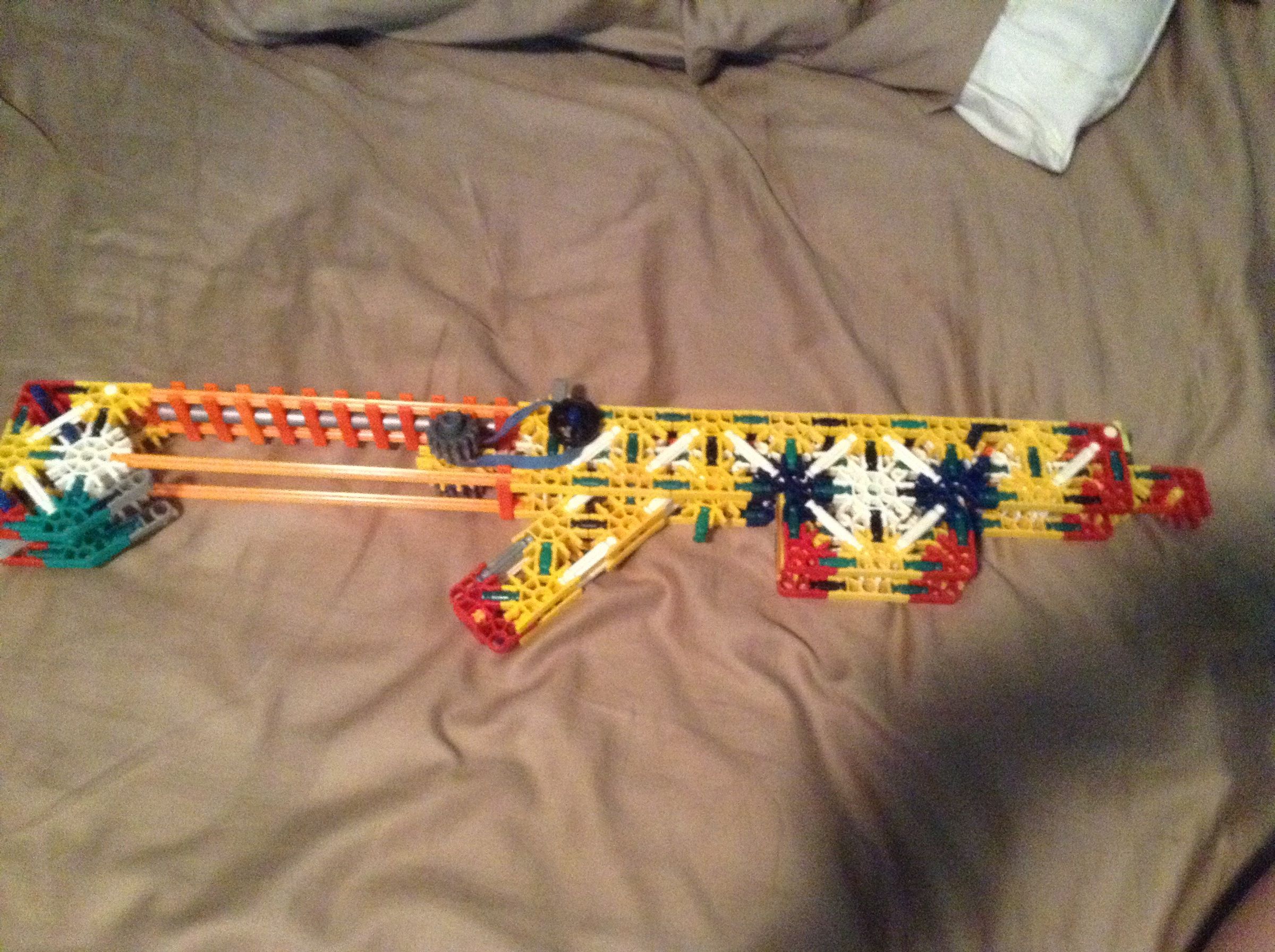The Vortex a Knex Assault Rifle