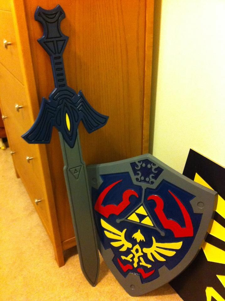 Master Sword & Hylian Shield Costume Prop