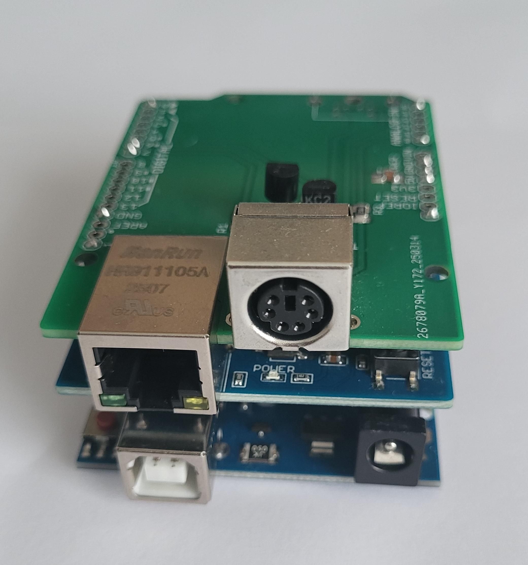 Arduino Ethernet / USB Interface for YAESU Antenna Rotator Control : 6 ...