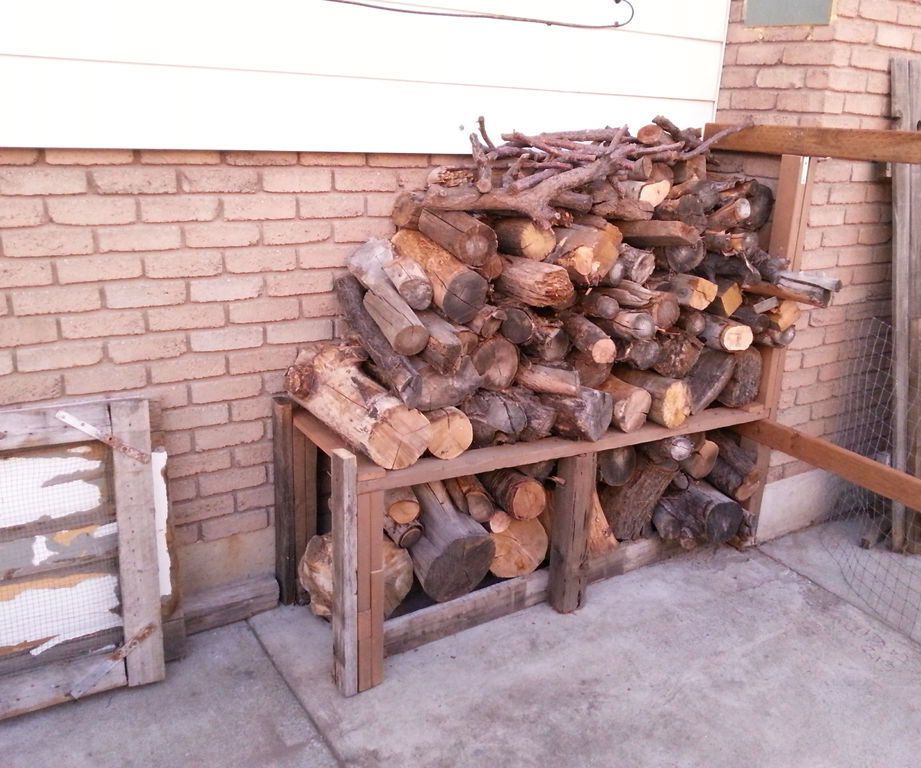 Woodpile Fence Post