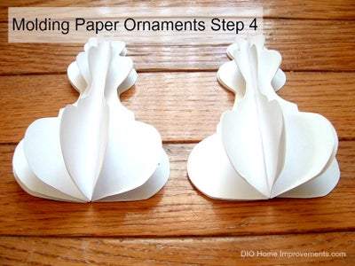 Architectural Inspired Molding Paper Ornaments