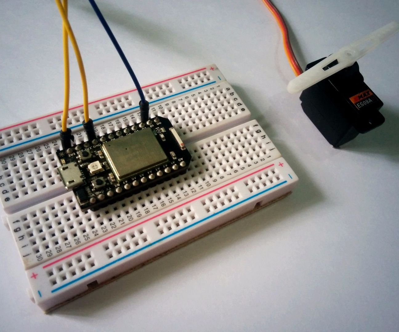 Control  a Servo Over the Internet