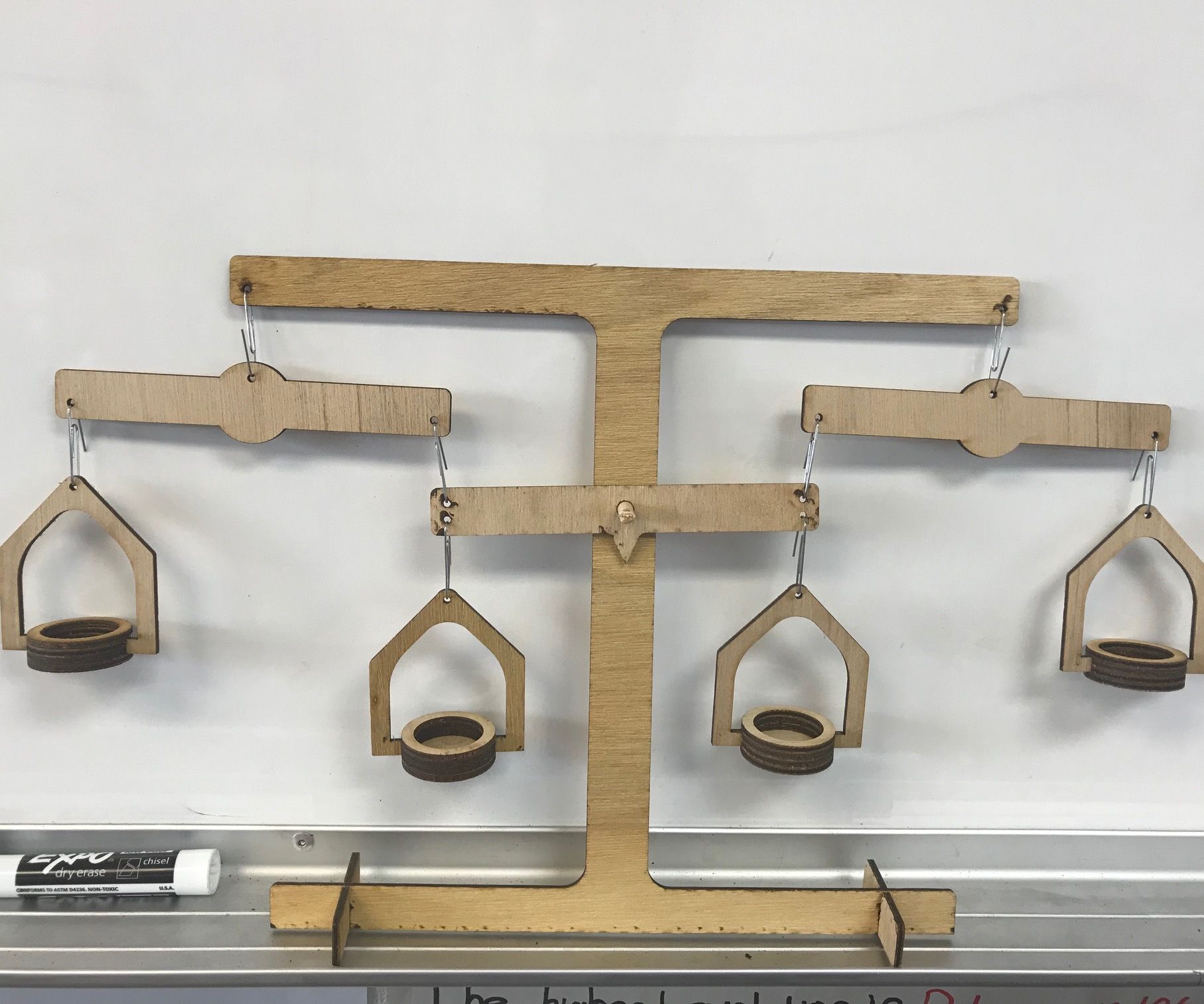 Laser Cut Algebra Balance - Teaching Tool