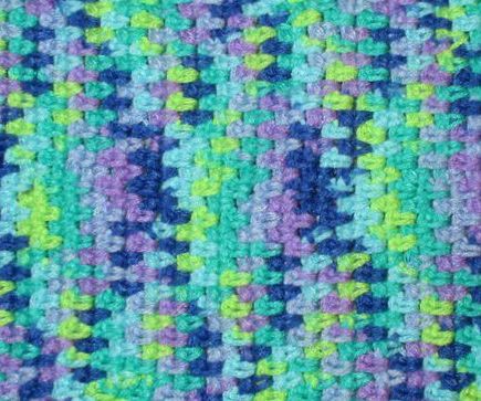 Crochet Stitch Yarn Pooling
