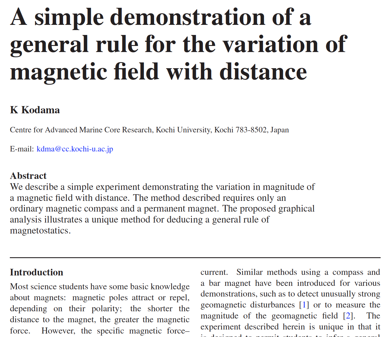 Determine How Magnetic Field Varies With Distance : 5 Steps - Instructables