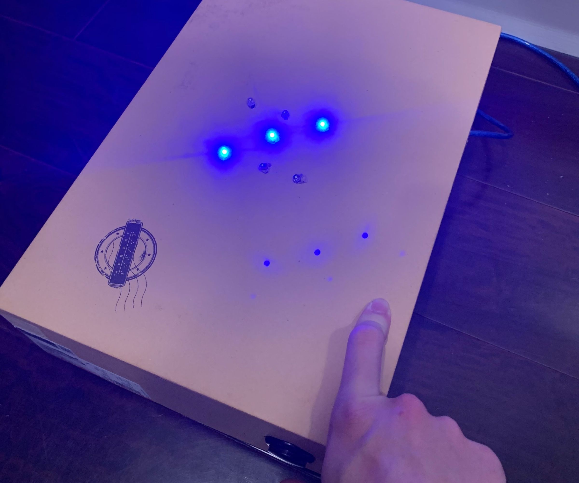 Arduino Blue LED Dice