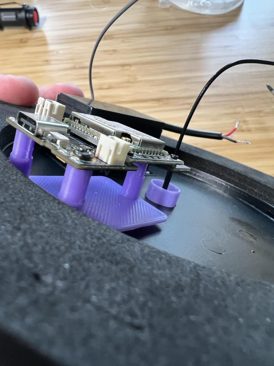 Mount the RAK Board and Battery