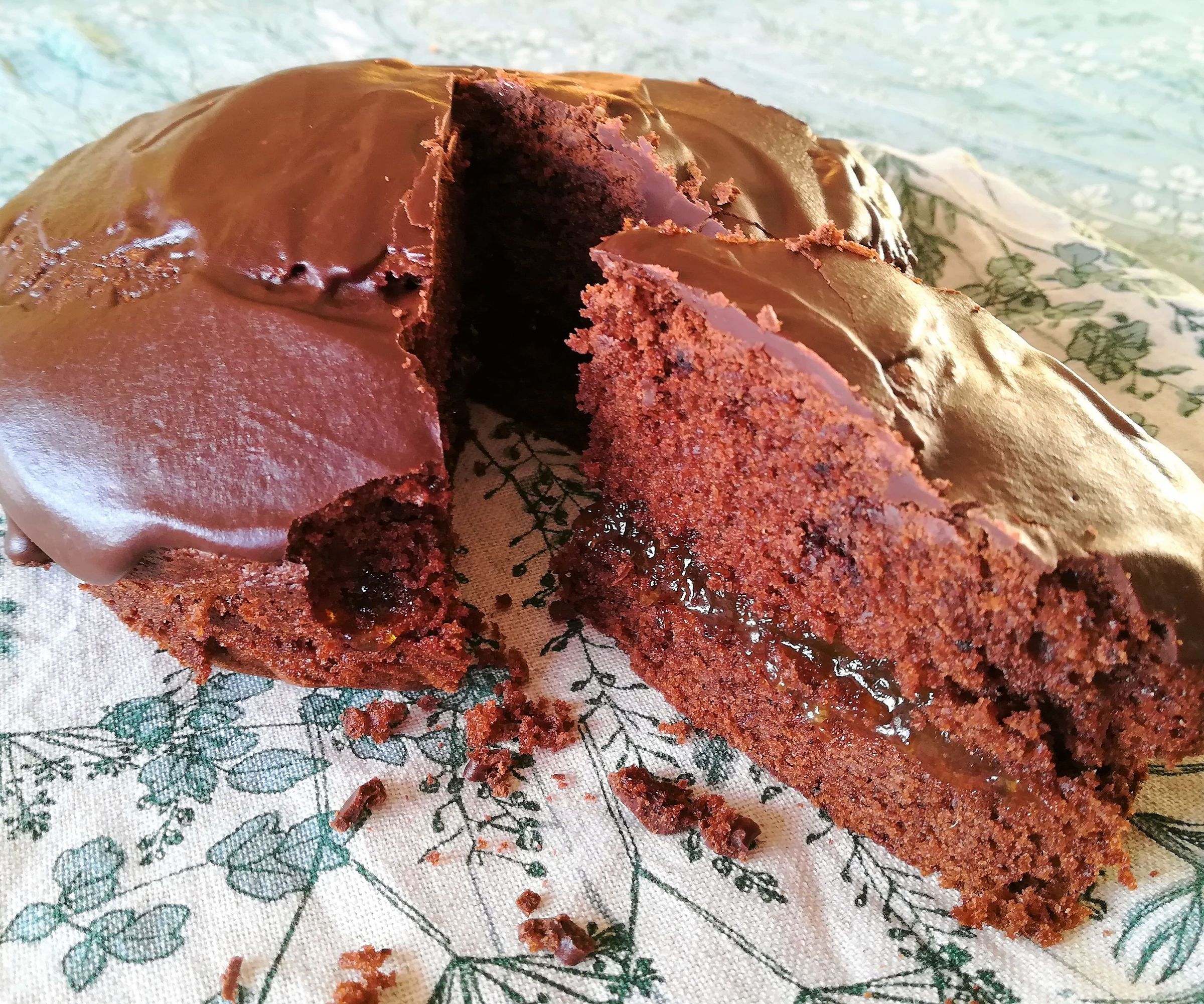 Easy Sacher Mini Cake